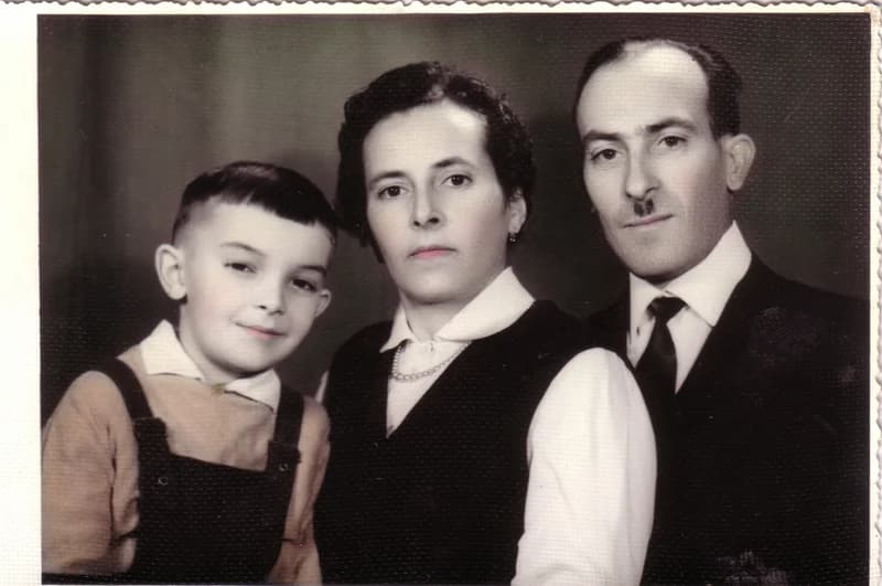 Sőreg József családjával