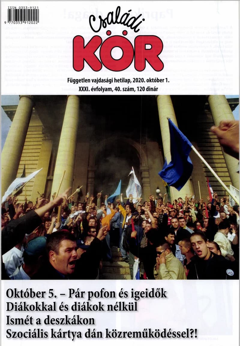 Családi Kör, 31. évf. 2020. október 1. 40. sz.