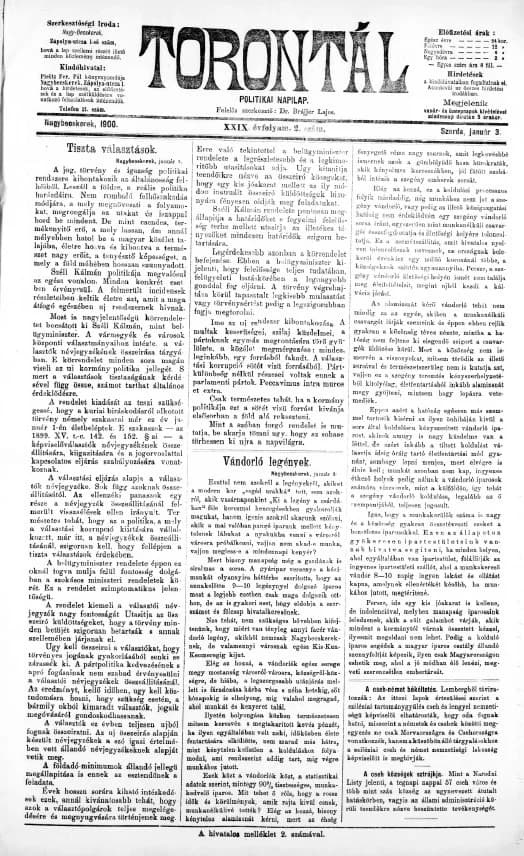 Torontál, 29. évf. 1900. január 3. 2. sz.