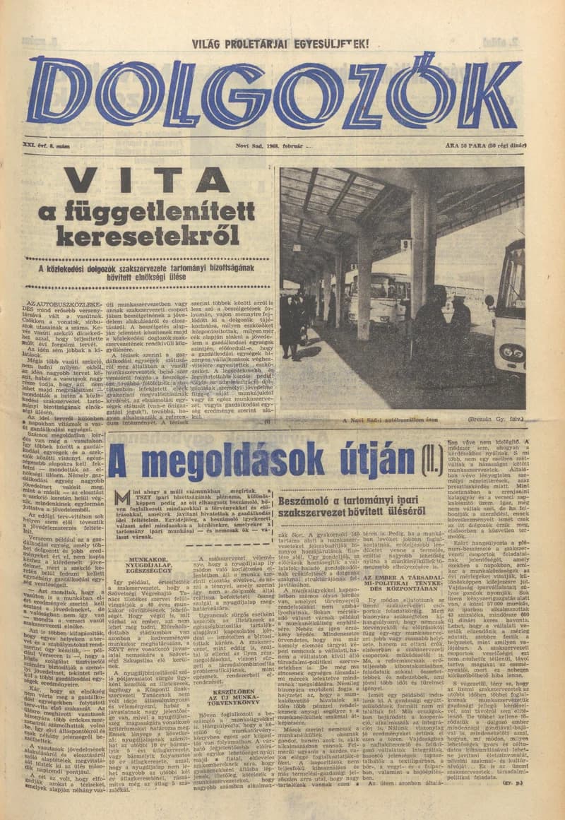 Dolgozók, 22. évf. 1968. február 23. 8. sz.