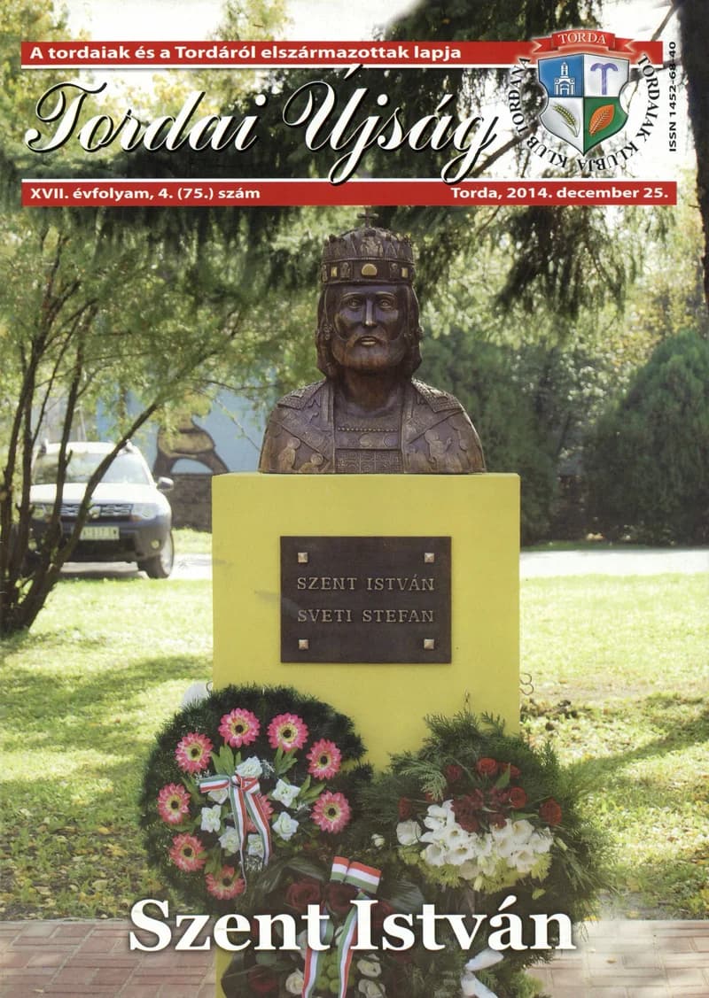 Tordai Újság, 17. évf. 2014. december 25. 4. sz. 1–24. oldal