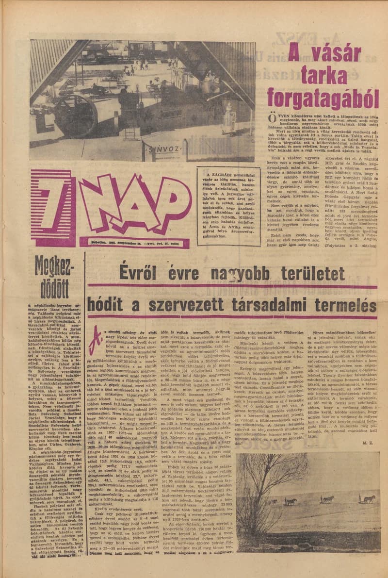 7 Nap, 18. évf. 1963. szeptember 20. 37. sz. 1–20. oldal