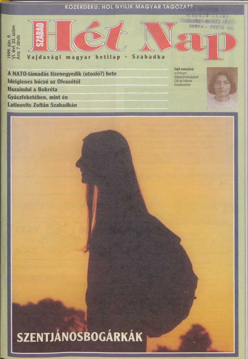 Szabad Hét Nap, 6. évf. 1999. június 9. 23. sz.