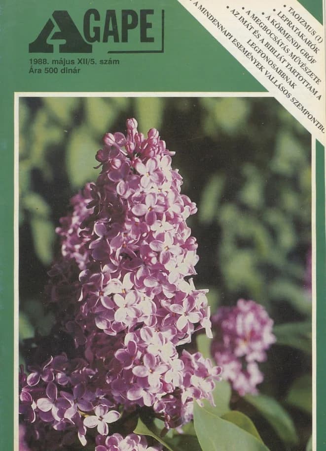 Agape, 12. évf. 1988. május 30. 5. sz.