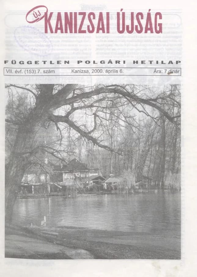 Új Kanizsai Újság, 7. évf. 2000. április 6. 7. sz.