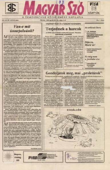 Magyar Szó, 52. évf. 1995. április 29. – május 2. 99. sz. 1–24. oldal