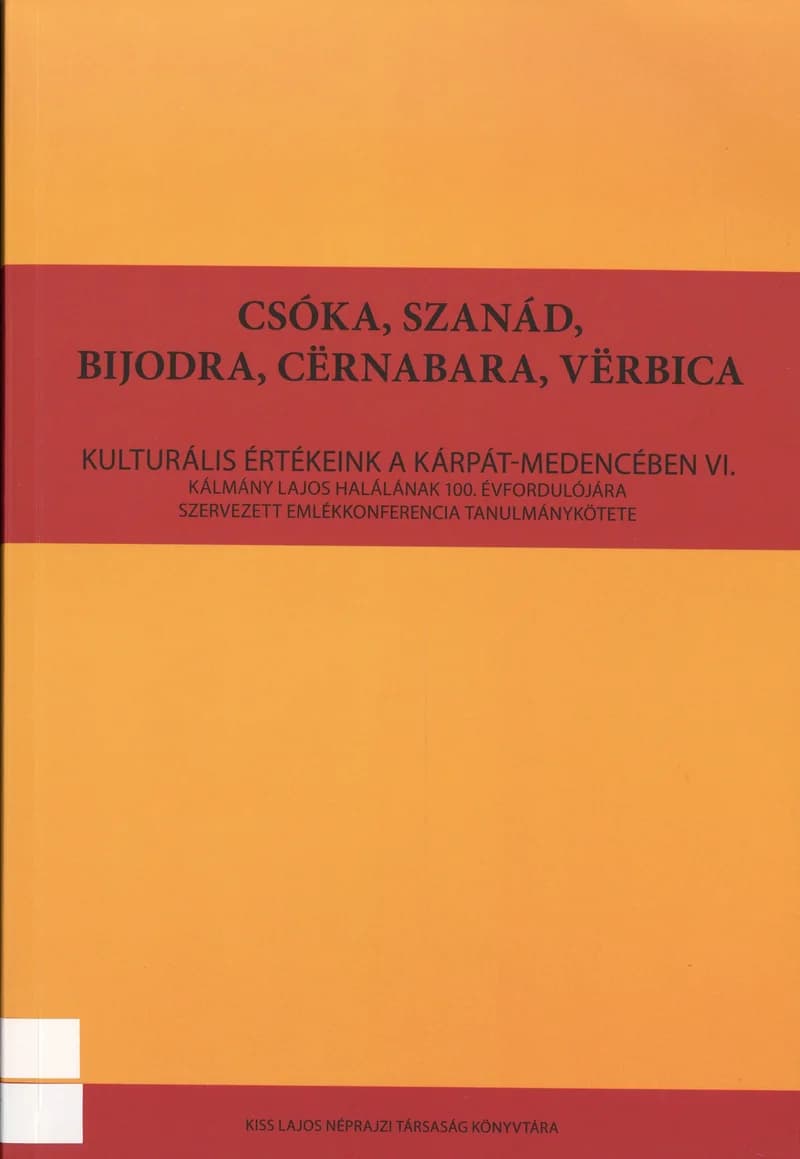 Csóka, Szanád, Bijodra, Cërnabara, Vërbica 