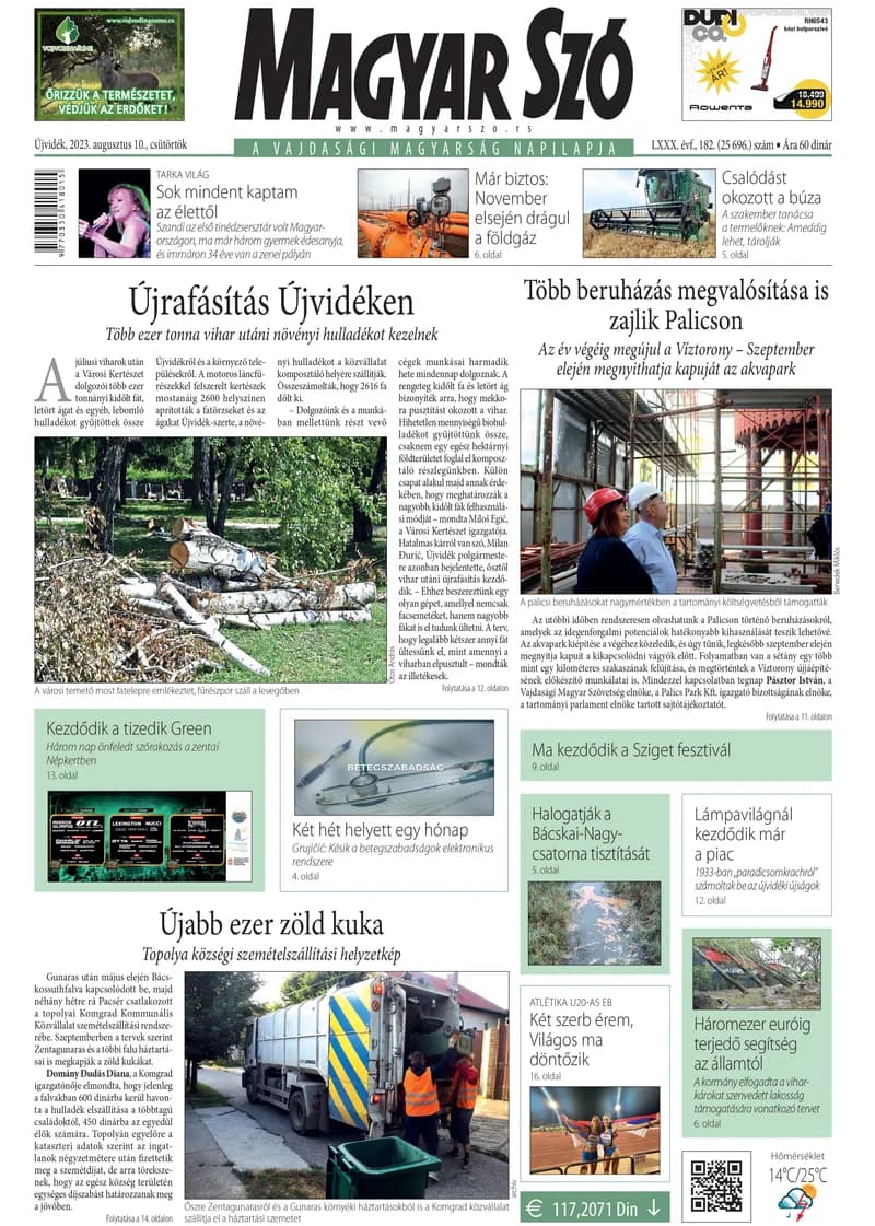 Magyar Szó, 80. évf. 2023. augusztus 10. 182. sz. 1–20. oldal