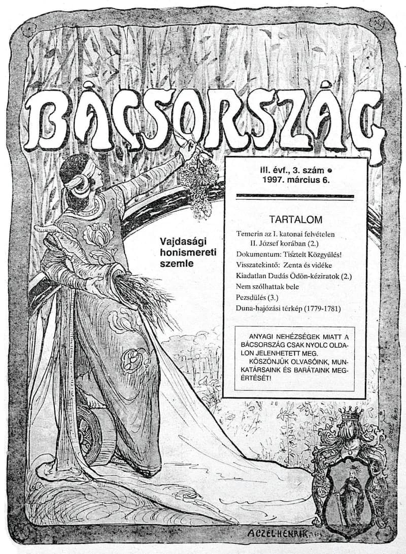 Bácsország, 3. évf. 1997. március 6. 3. sz.