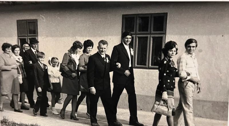 Lakodalmas menet Csantavéren 