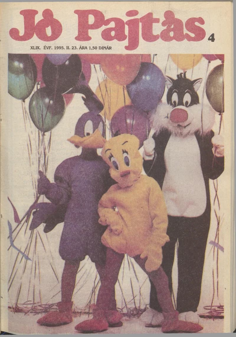 Jó Pajtás, 49. évf. 1995. február 23. 4. sz.