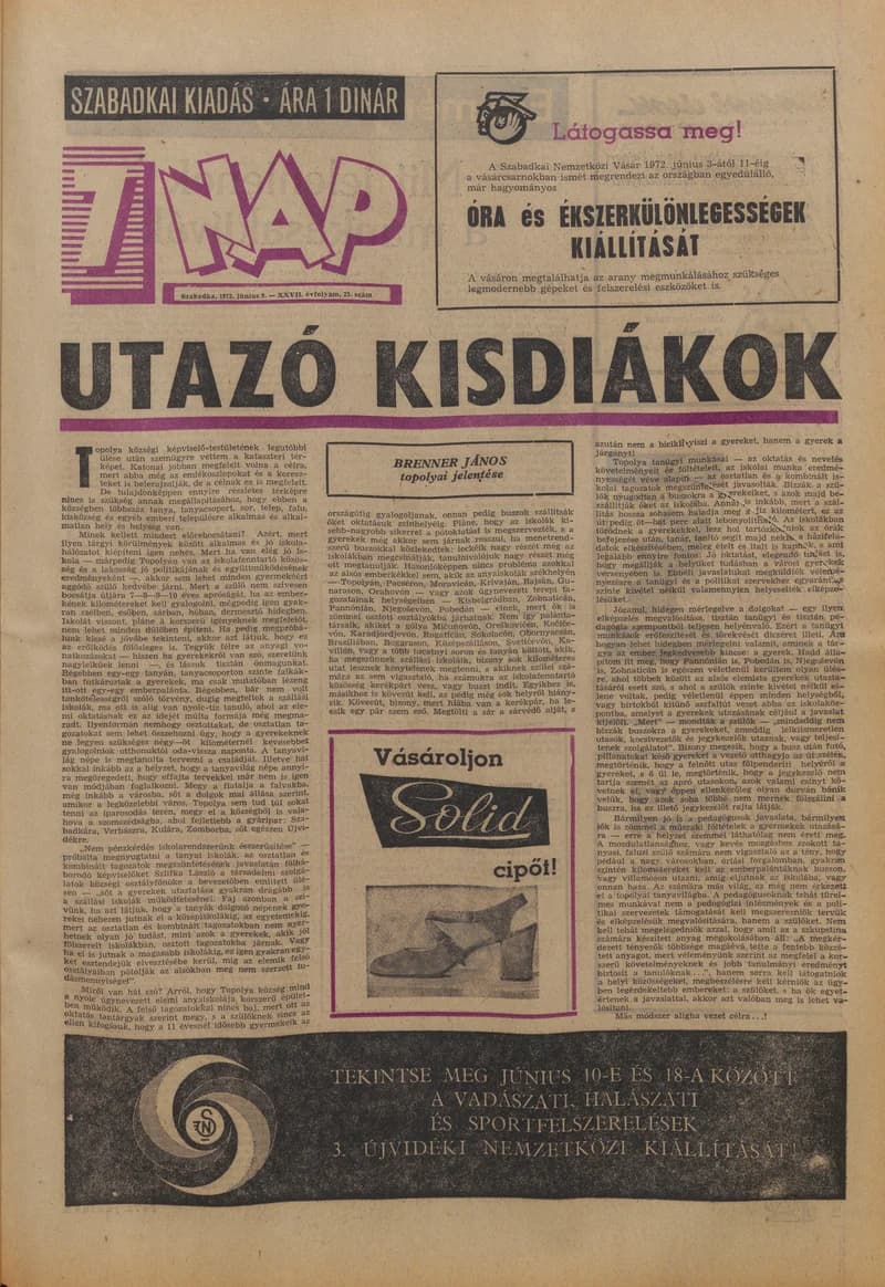7 Nap, 27. évf. 1972. június 9. 23. sz. 1–28. oldal