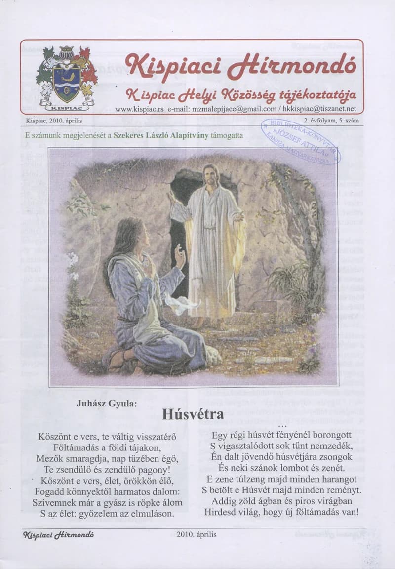 Kispiaci Hírmondó, 2. évf. 2010. április. 5. sz.