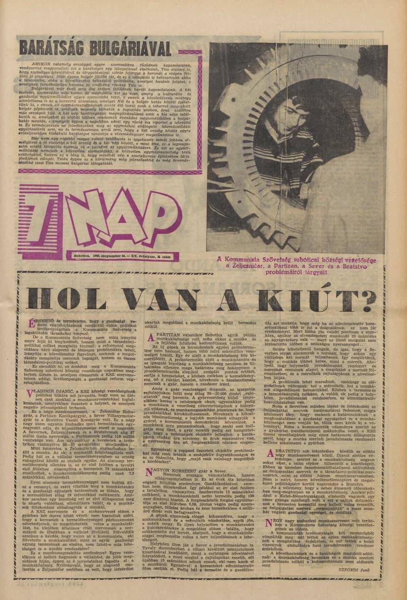 7 Nap, 20. évf. 1965. szeptember 24. 38. sz. 1–20. oldal