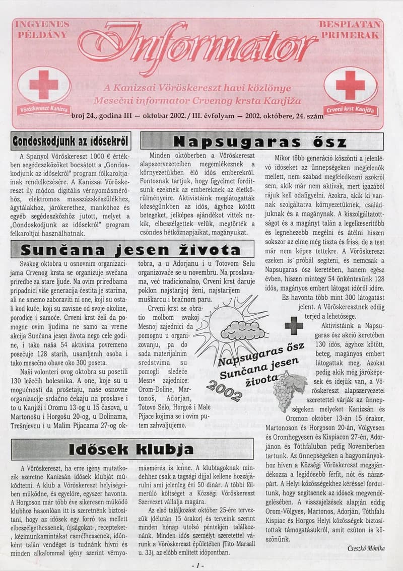 Informator, 3. évf. 2002. október 1. 24. sz.
