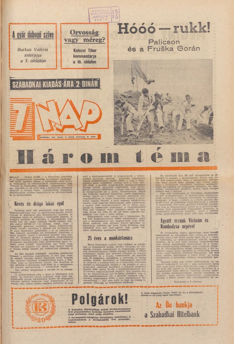 7 Nap, 30. évf. 1975. június 13. 23. sz. 1–28. oldal