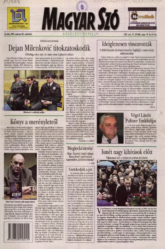 Magyar Szó, 62. évf. 2005. március 10. 57. sz. 1–20. oldal
