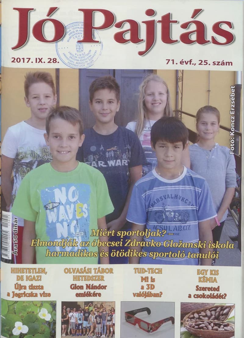 Jó Pajtás, 71. évf. 2017. szeptember 28. 25. sz.