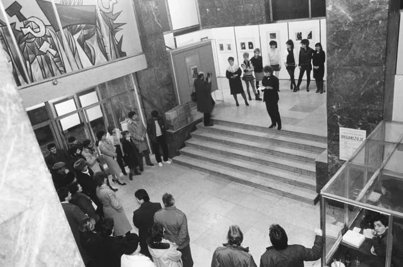 Šimić Gizella fotókiállítása a munkásegyetemen