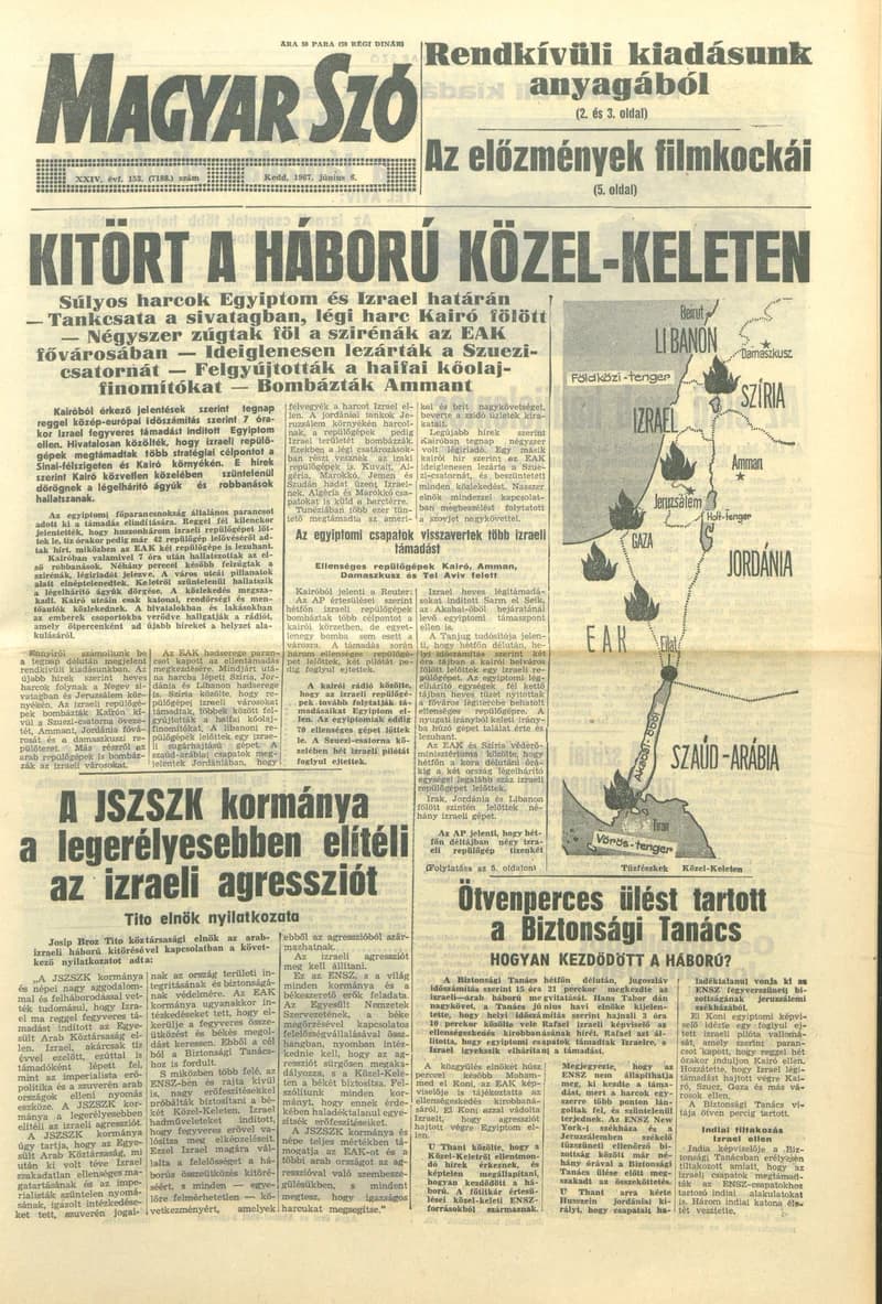 Magyar Szó, 24. évf. 1967. június 6. 153. sz. 1–16. oldal