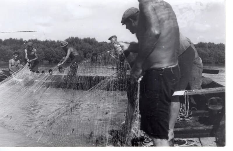 Halászok munka közben