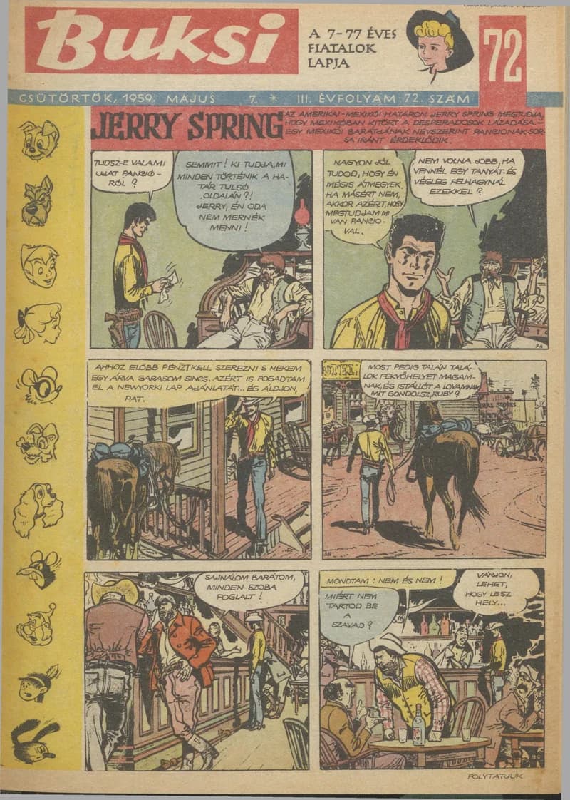 Buksi, 3. évf. 1959. május 7. 72. sz.