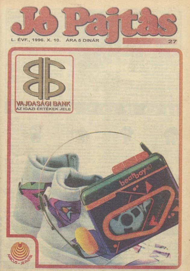 Jó Pajtás, 50. évf. 1996. október 10. 27. sz.