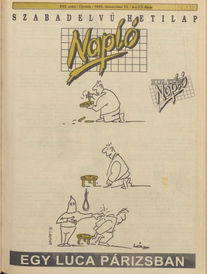 Napló - Szabadelvű hetilap, 6. évf. 1995. december 13. 293. sz.