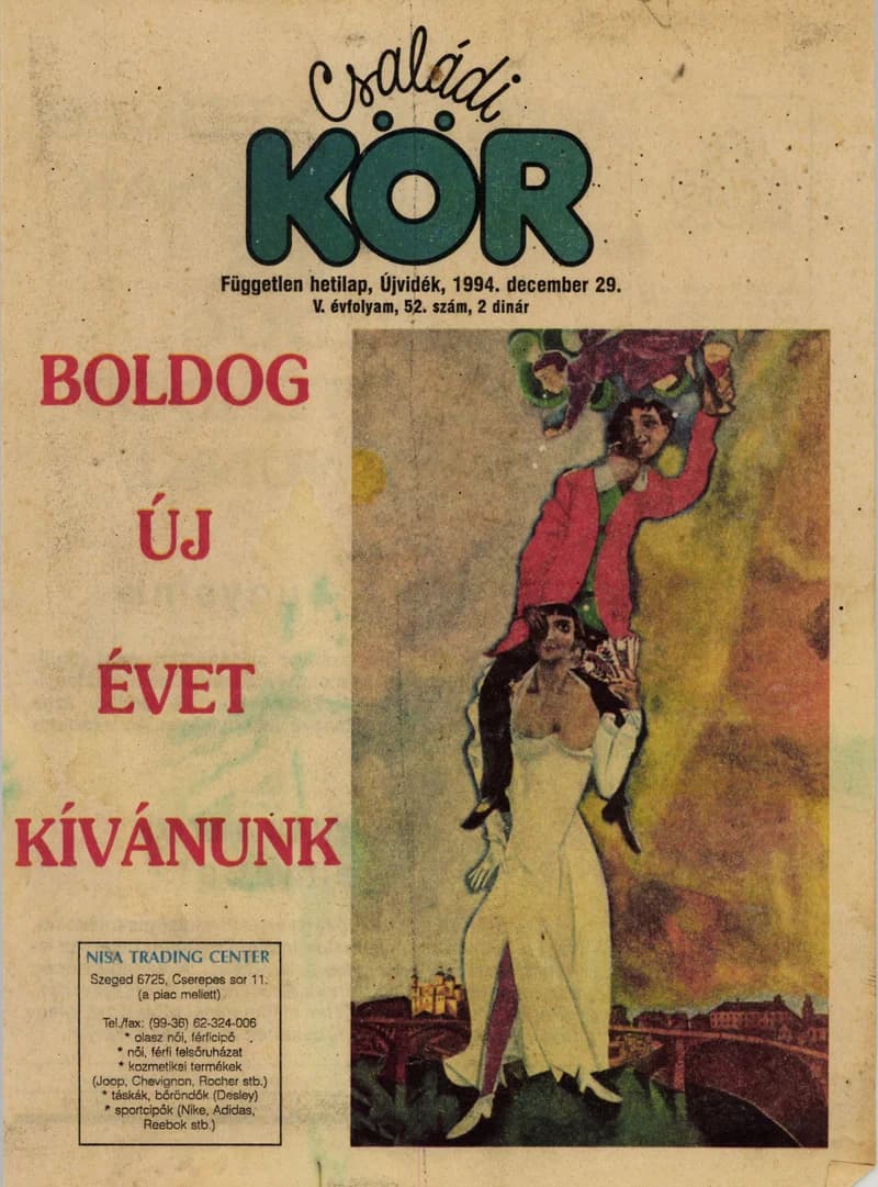 Családi Kör, 5. évf. 1994. december 29. 52. sz.