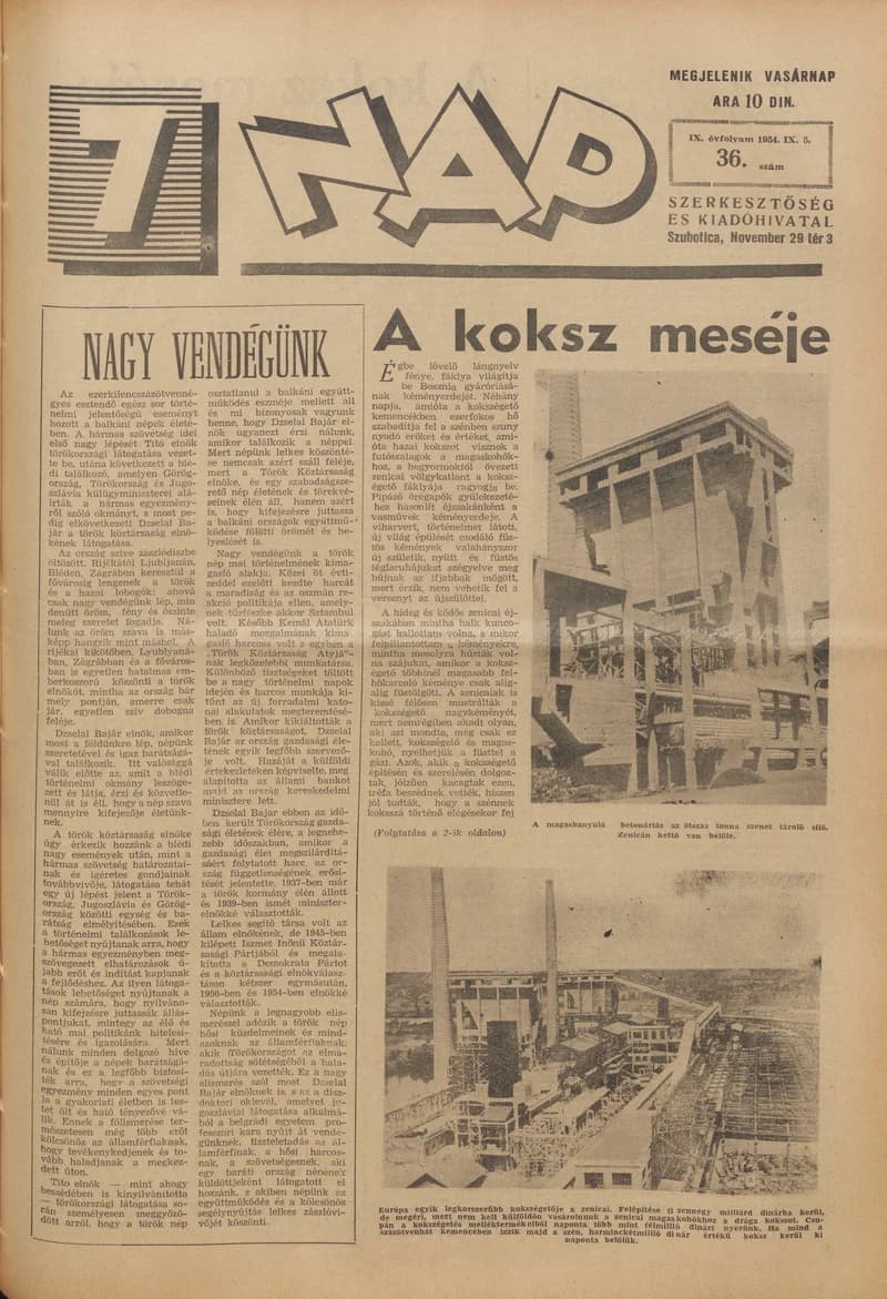 7 Nap, 9. évf. 1954. szeptember 5. 36. sz. 1–12. oldal