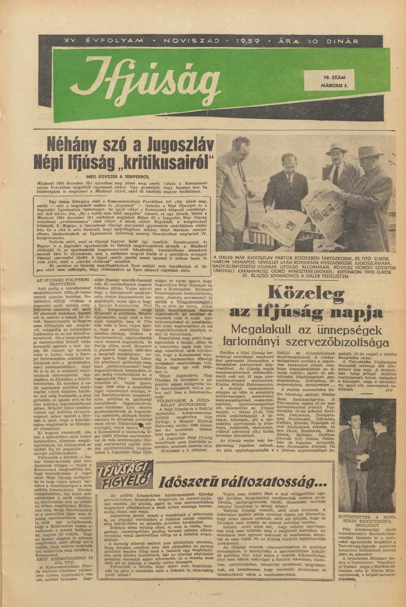 Ifjúság, 15. évf. 1959. március 5. 10. sz.