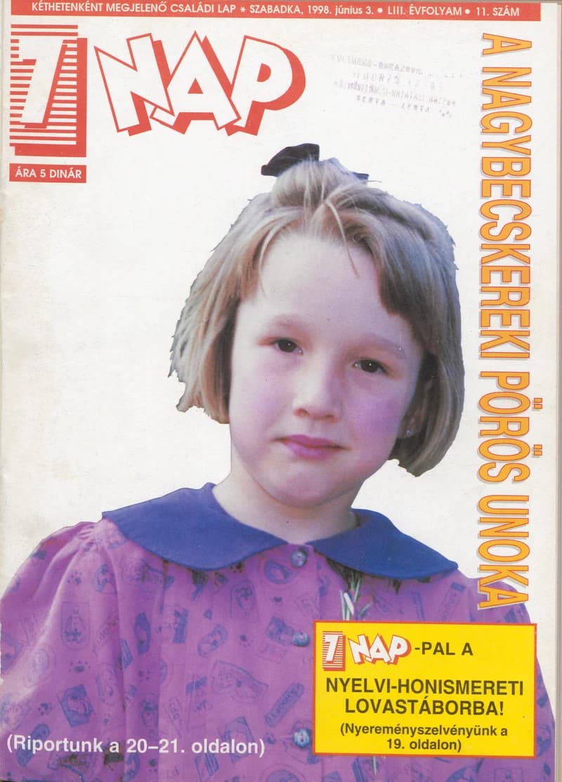 7 Nap, 53. évf. 1998. június 3. 11. sz. 1–68. oldal