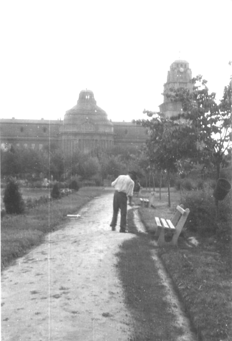 A zentai park az 19 70-es években