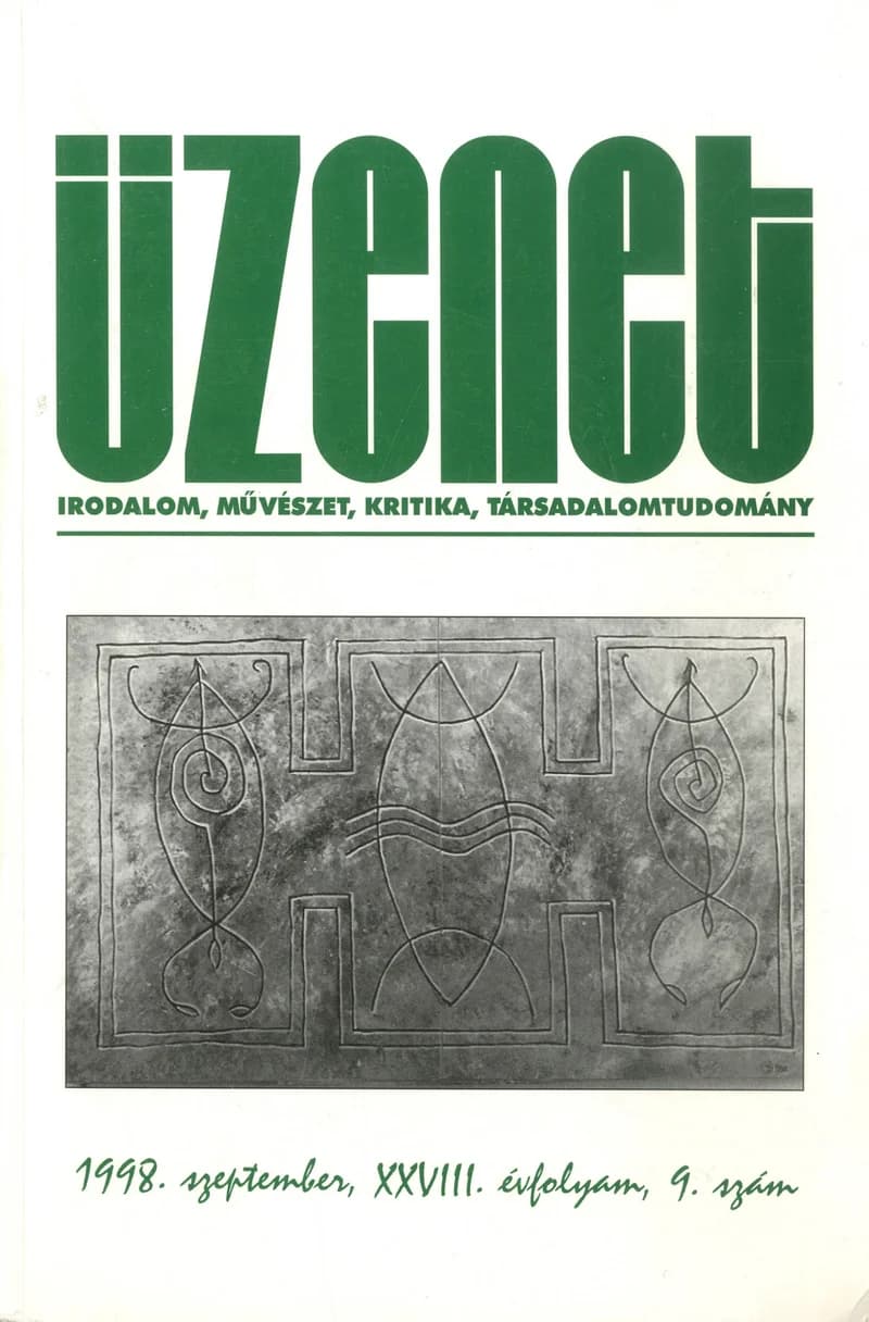Üzenet, 28. évf. 1998. szeptember. 9. sz. 1–130. oldal