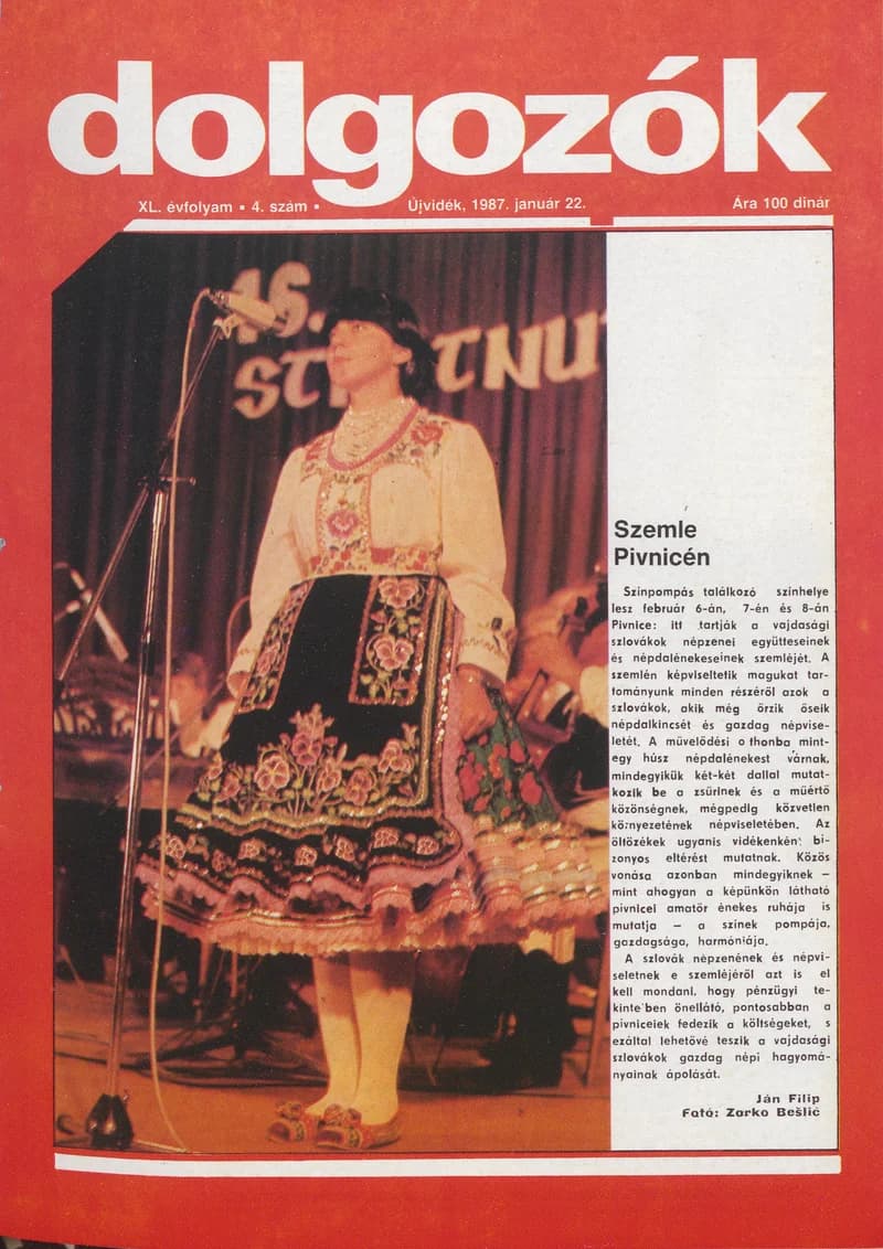 Dolgozók, 41. évf. 1987. január 22. 4. sz.