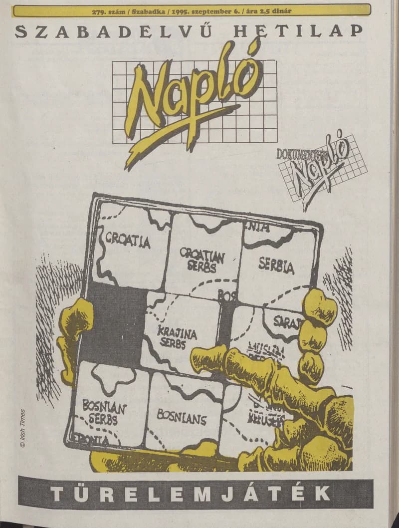 Napló - Szabadelvű hetilap, 6. évf. 1995. szeptember 6. 279. sz.