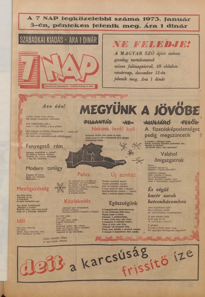 7 Nap, 27. évf. 1972. december 29. 52. sz. 1–32. oldal