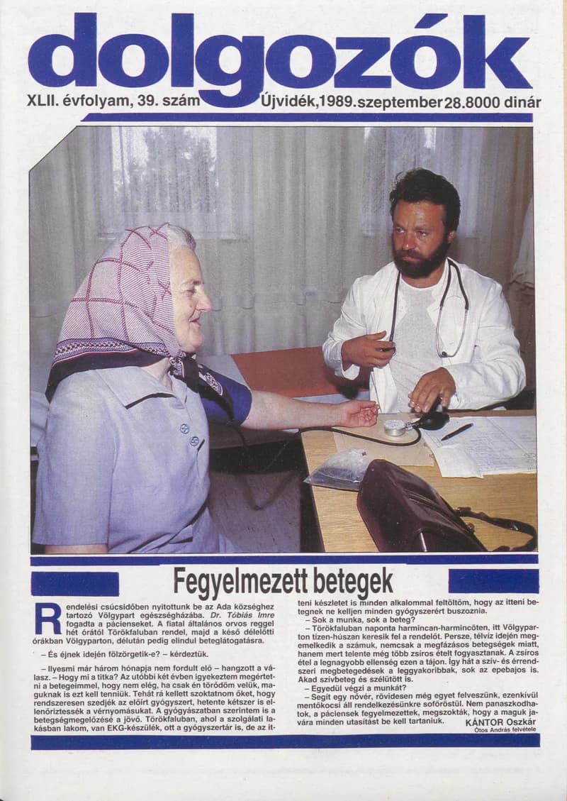 Dolgozók, 43. évf. 1989. szeptember 28. 39. sz.