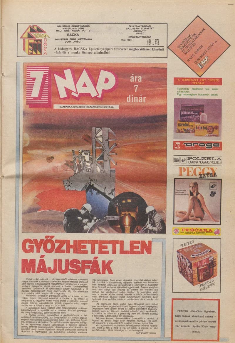 7 Nap, 35. évf. 1980. április 25. 17. sz. 1–24. oldal