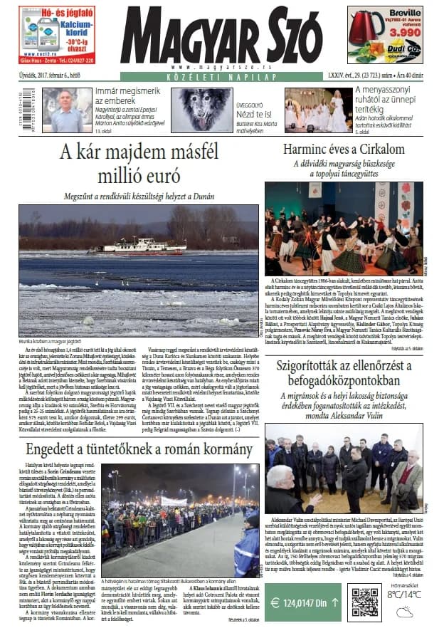 Magyar Szó, 74. évf. 2017. február 6. 29. sz. 1–20. oldal