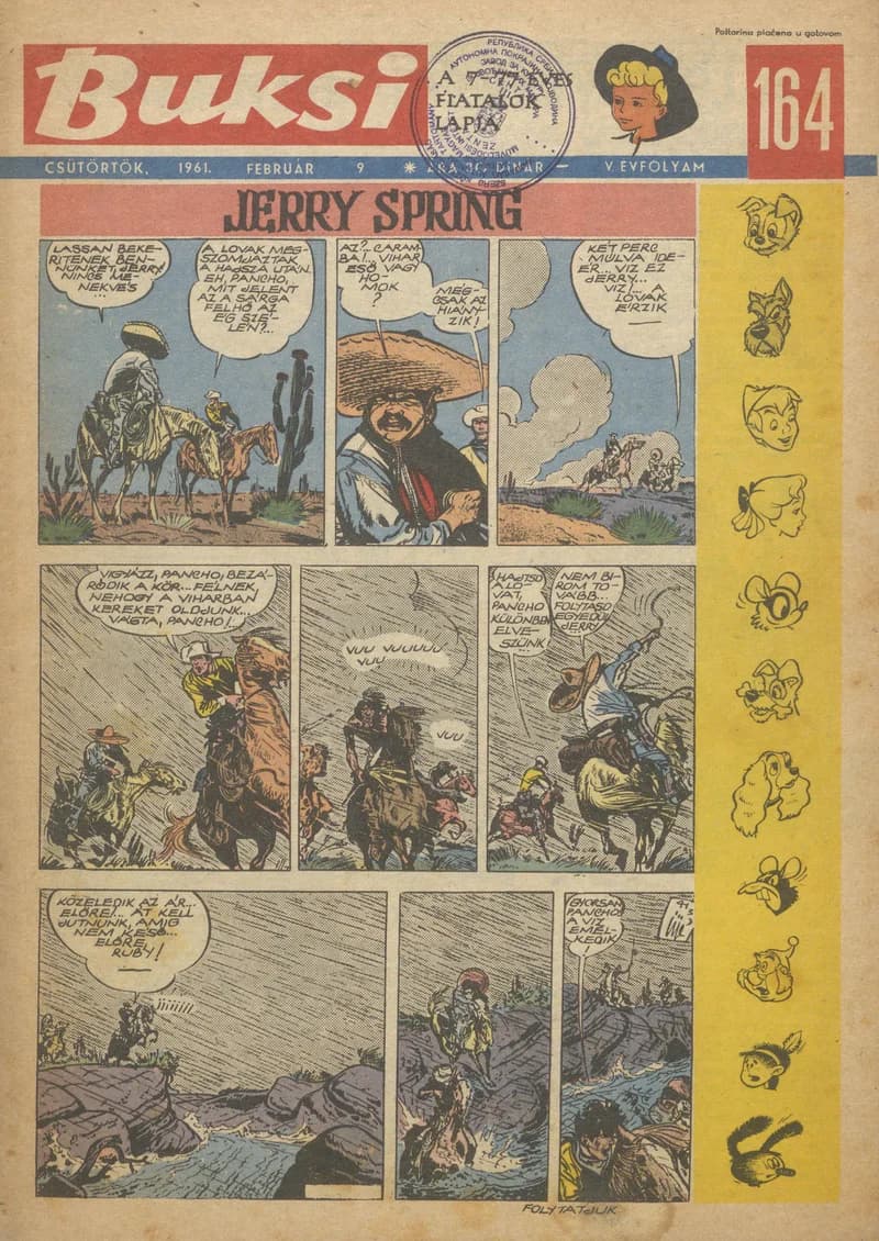 Buksi, 5. évf. 1961. szeptember 9. 164. sz.