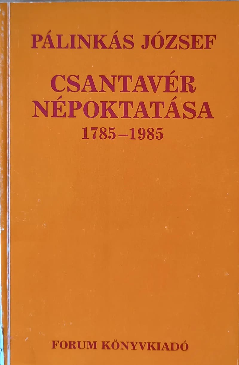 Csantavér népoktatása 