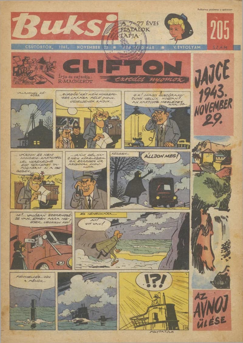 Buksi, 5. évf. 1961. november 23. 205. sz.
