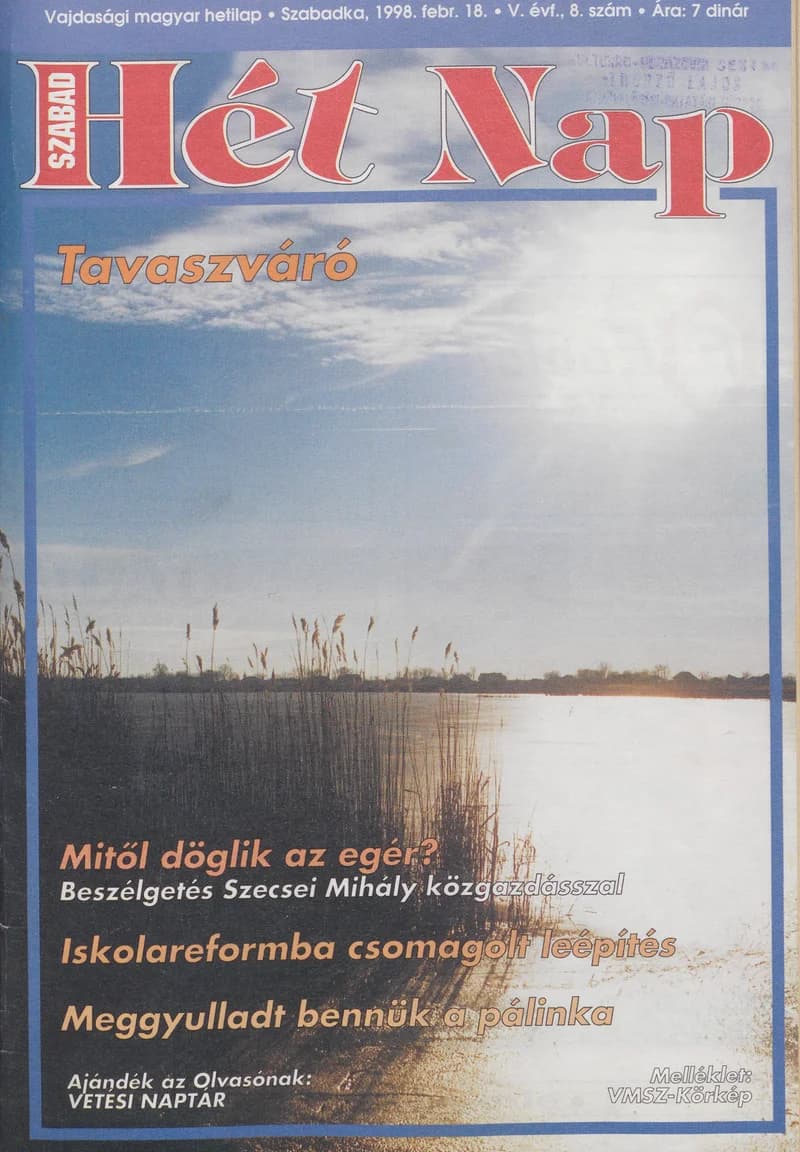 Szabad Hét Nap, 5. évf. 1998. február 18. 8. sz.