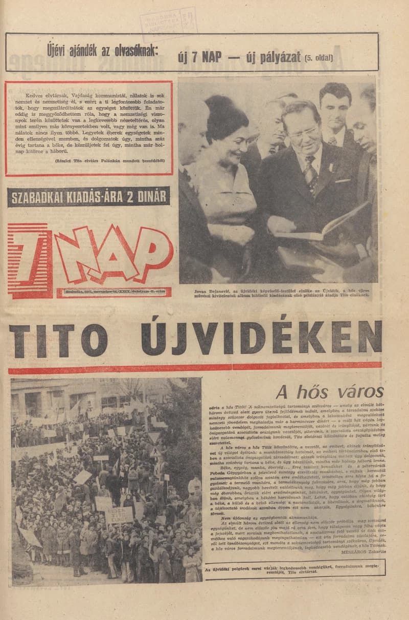 7 Nap, 30. évf. 1975. november 14. 45. sz. 1–32. oldal