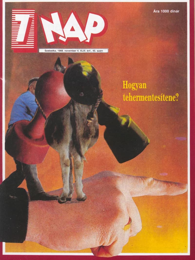 7 Nap, 43. évf. 1988. november 4. 45. sz. 1–68. oldal