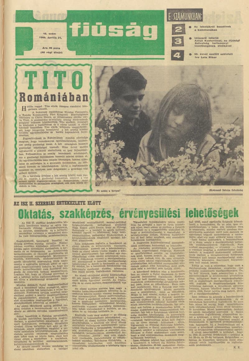 Ifjúság, 22. évf. 1966. április 21. 16. sz.