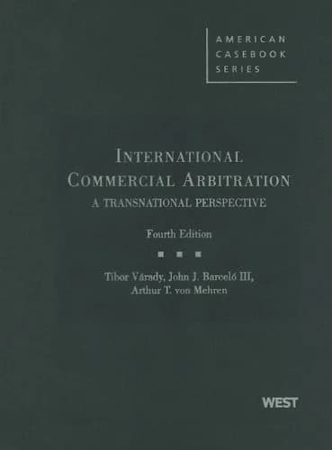 International Commercial Arbitration