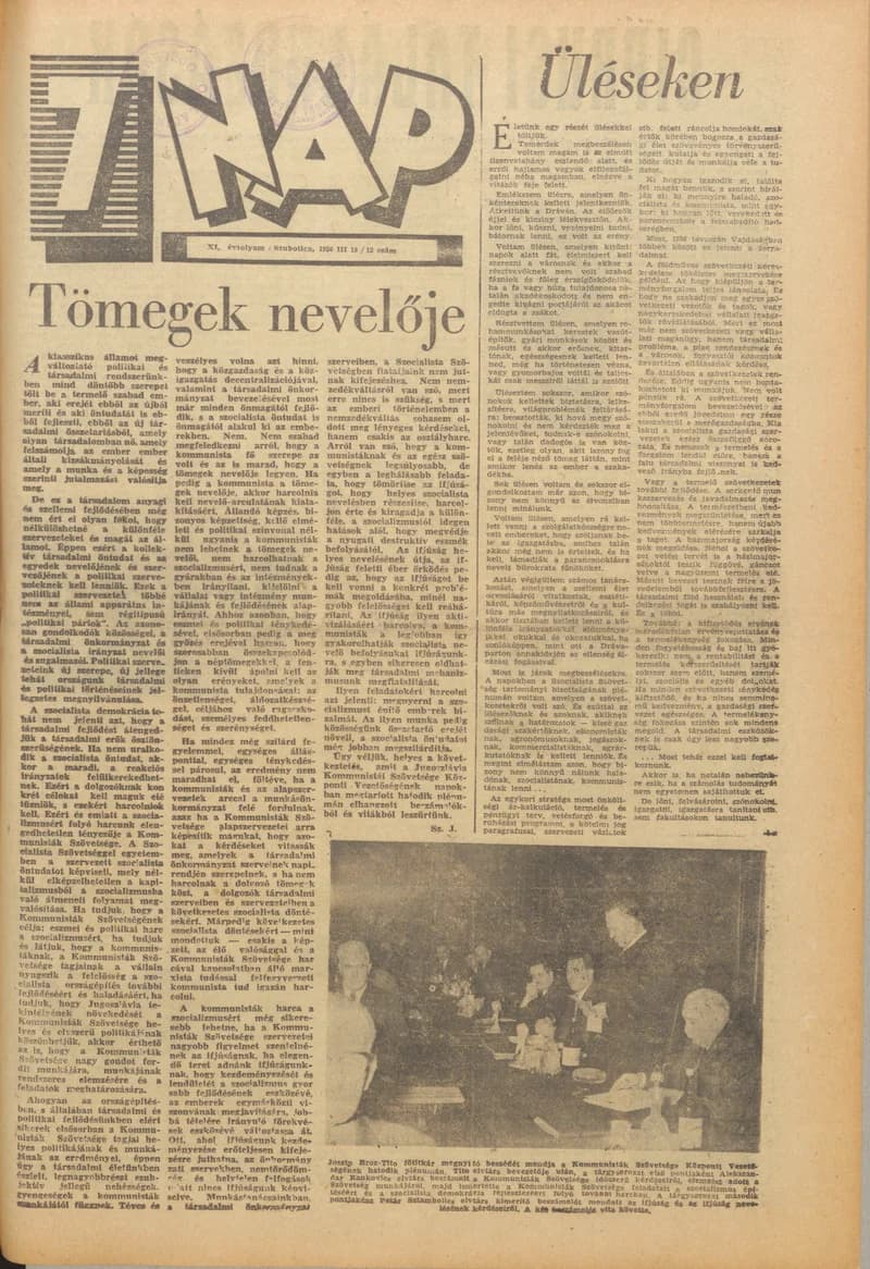 7 Nap, 11. évf. 1956. március 18. 12. sz.