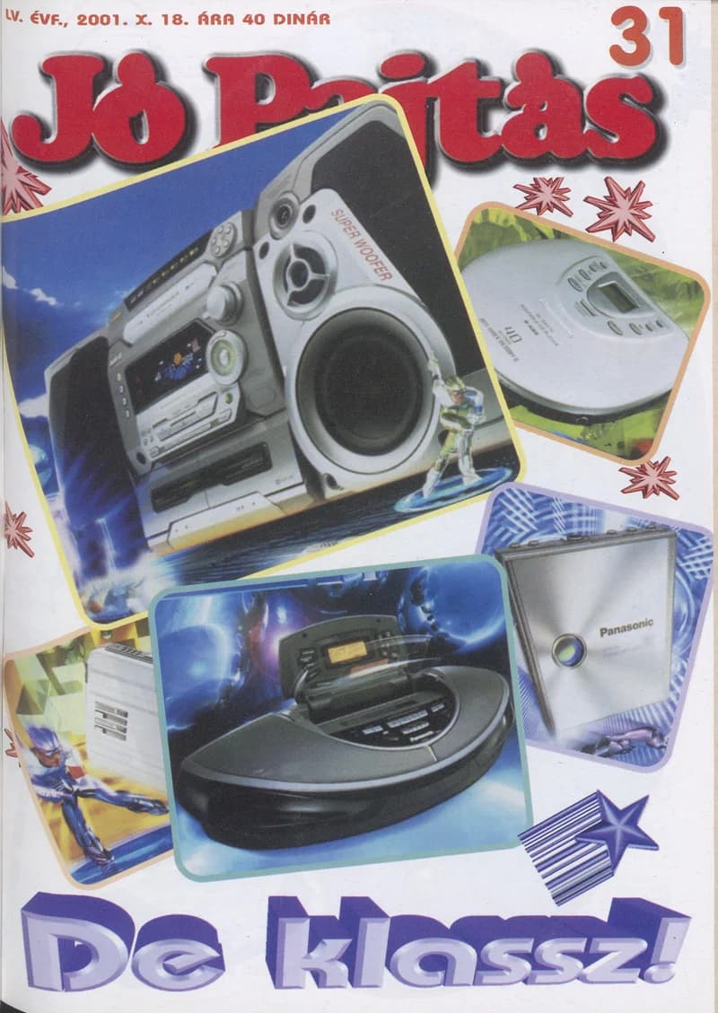 Jó Pajtás, 55. évf. 2001. október 11. 31. sz.